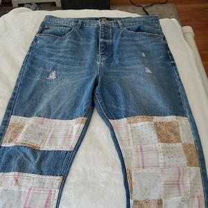 Patch work jeans